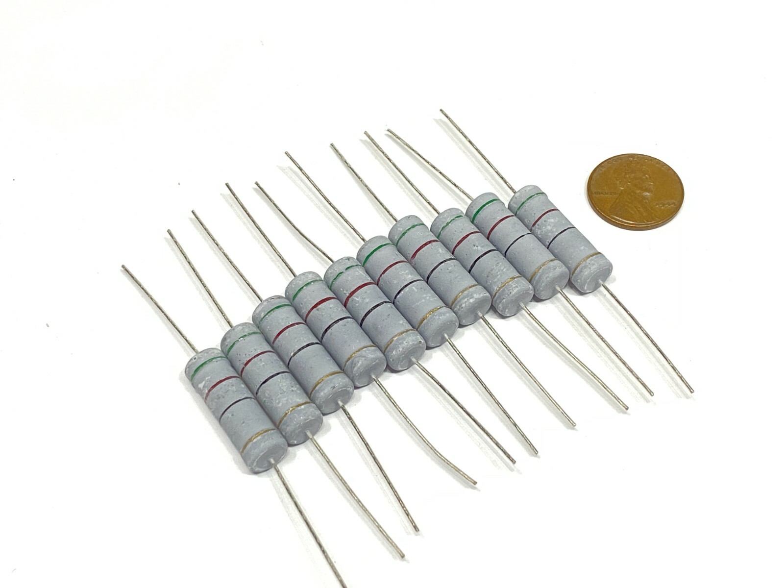 10 Pack 390k ohm Metal Oxide Film Resistor 5W 5 Watt ±5% Tolerance 10x G85