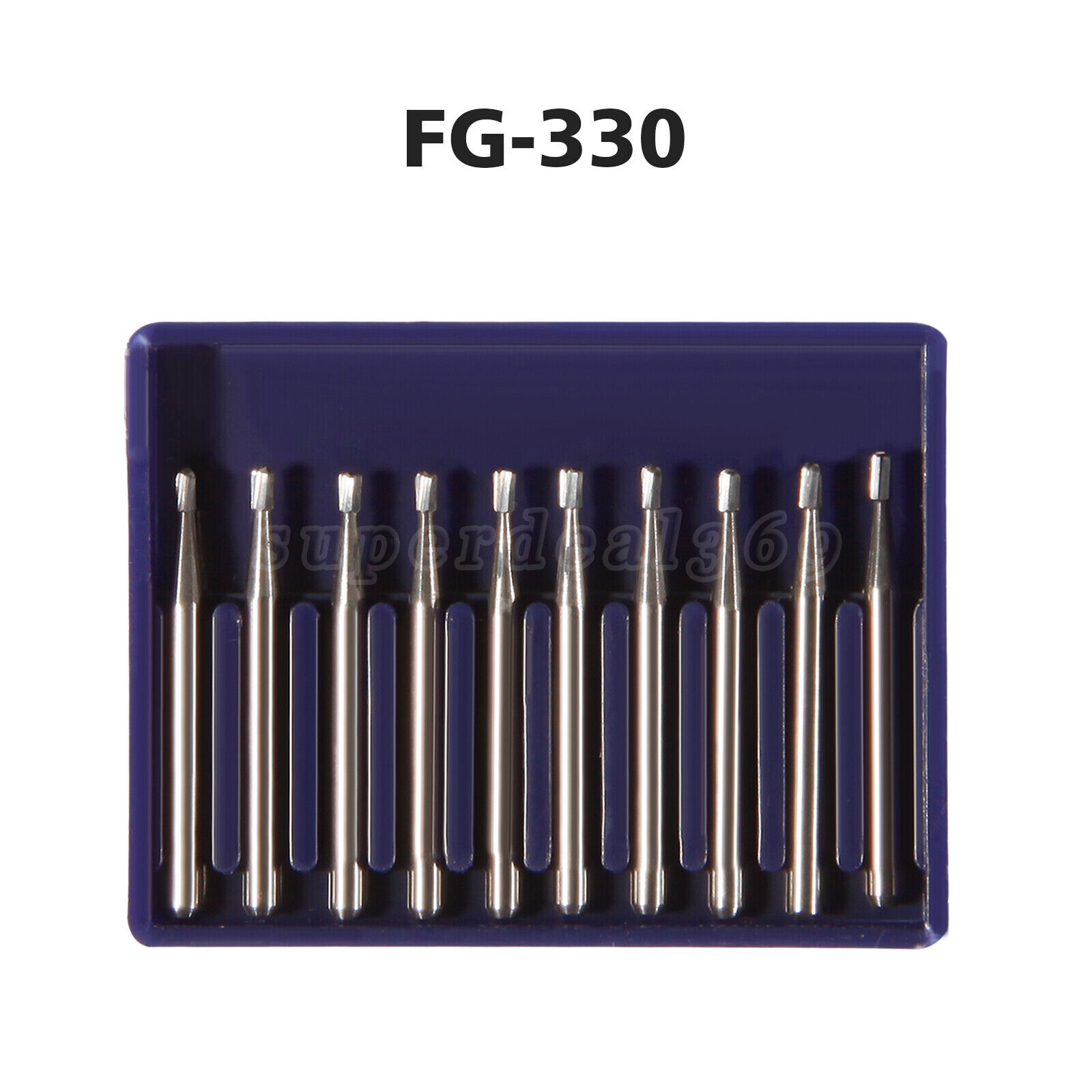 1-10 Box Dental FG RA Tungsten Carbide Burs Round For High Speed Handpiece po