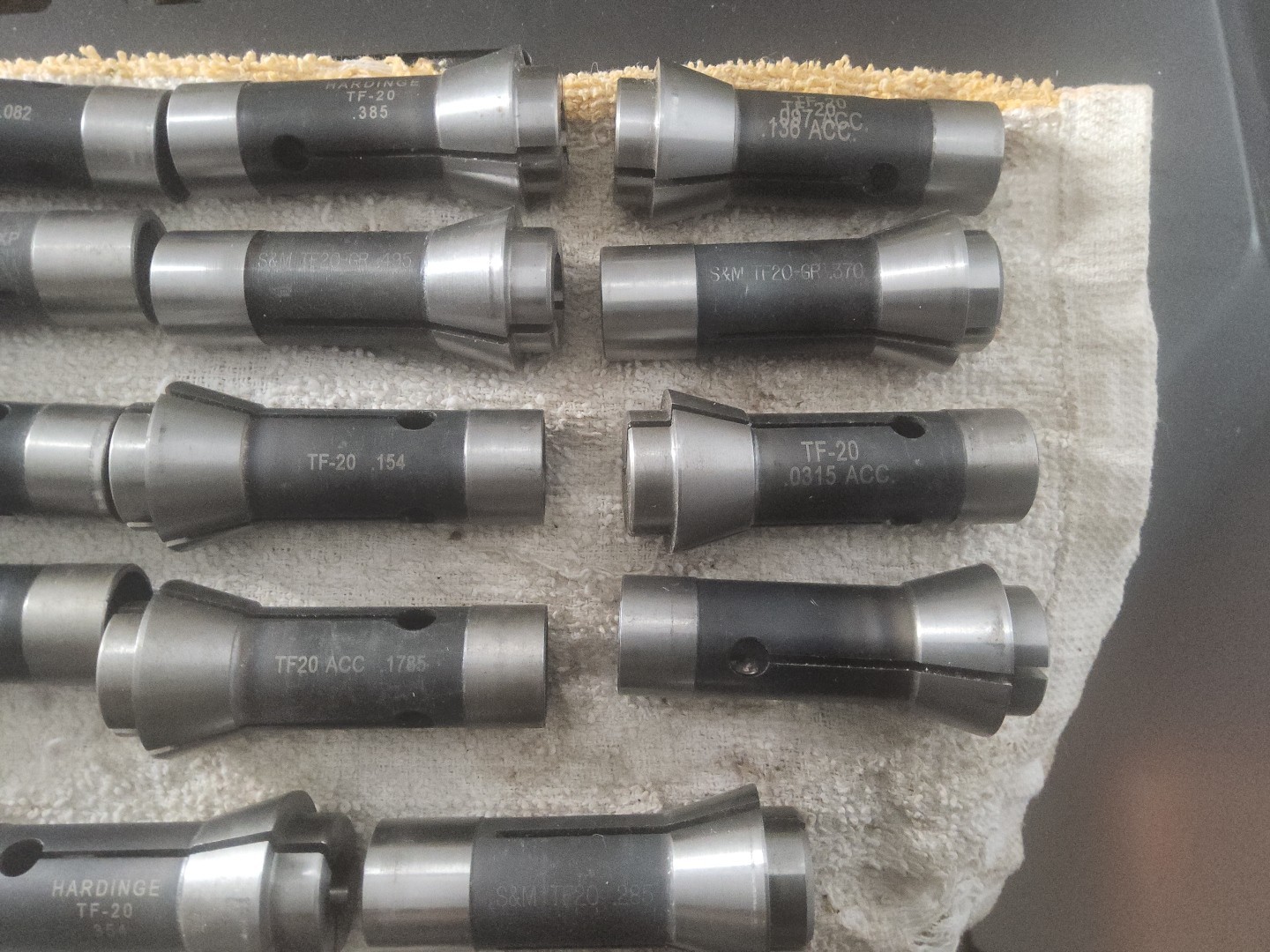 TF-20 SOUTHWICK & MEISTER / HARDINGE TORNOS TF 20 “CHOOSE 1” DECIMAL COLLET