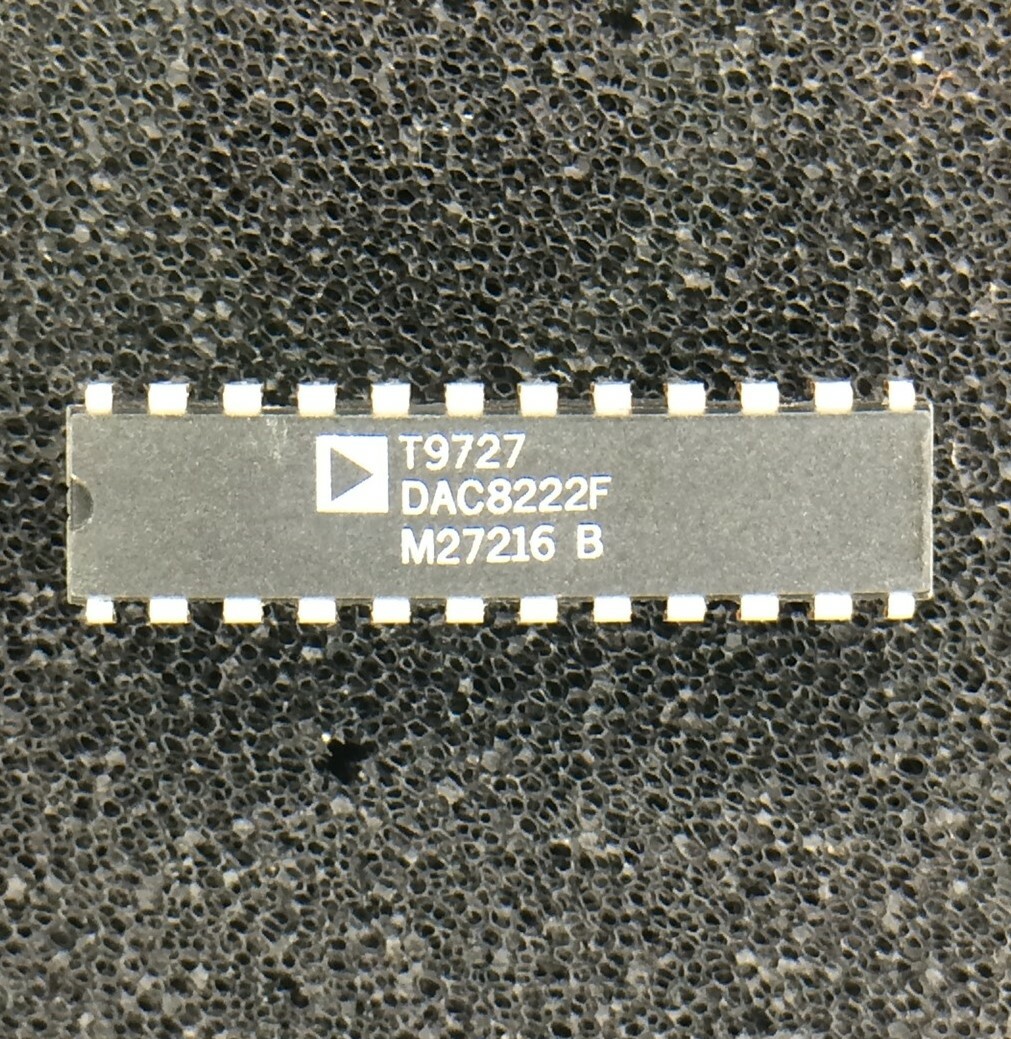 DAC8222F AD IC DAC 12BIT DUAL W/BUFF 24DIP 1 UNIT