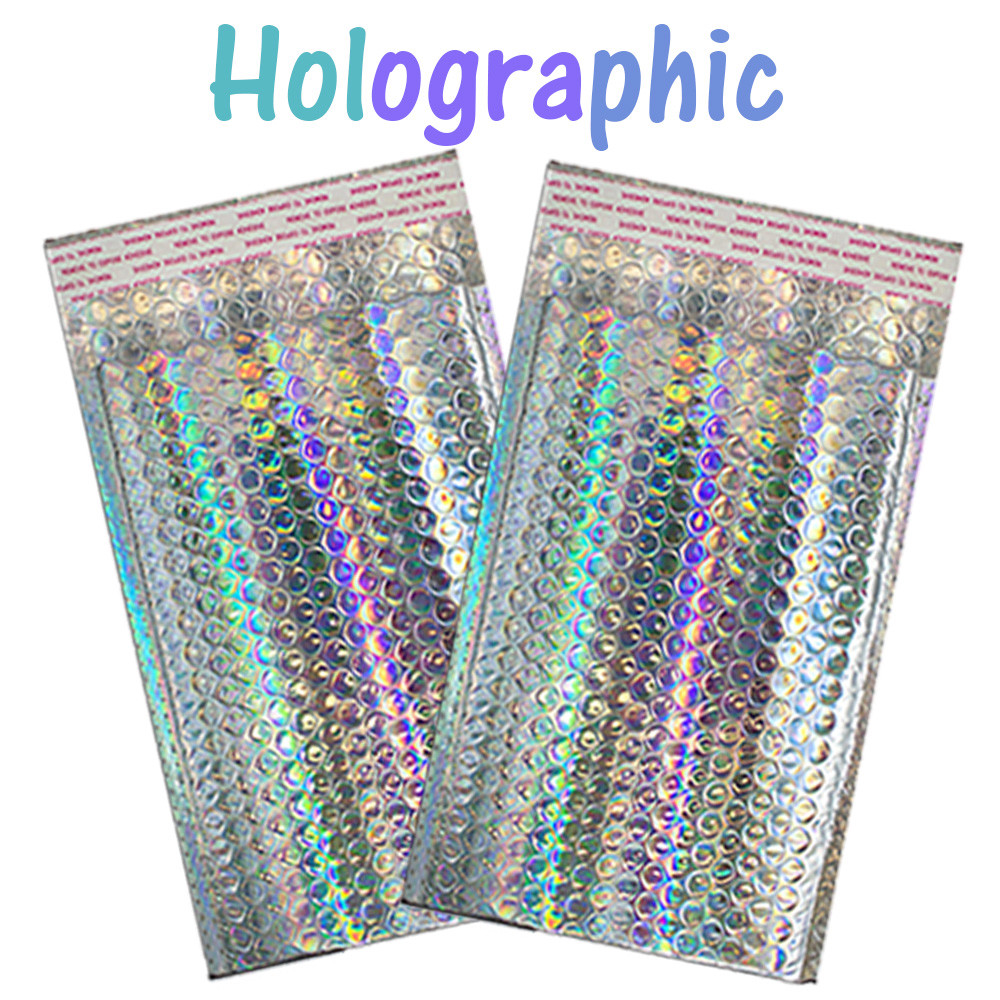 5×9″ CHOOSE! Pink, Holographic,Rose Bubble Mailers, Padded Shipping Envelopes!