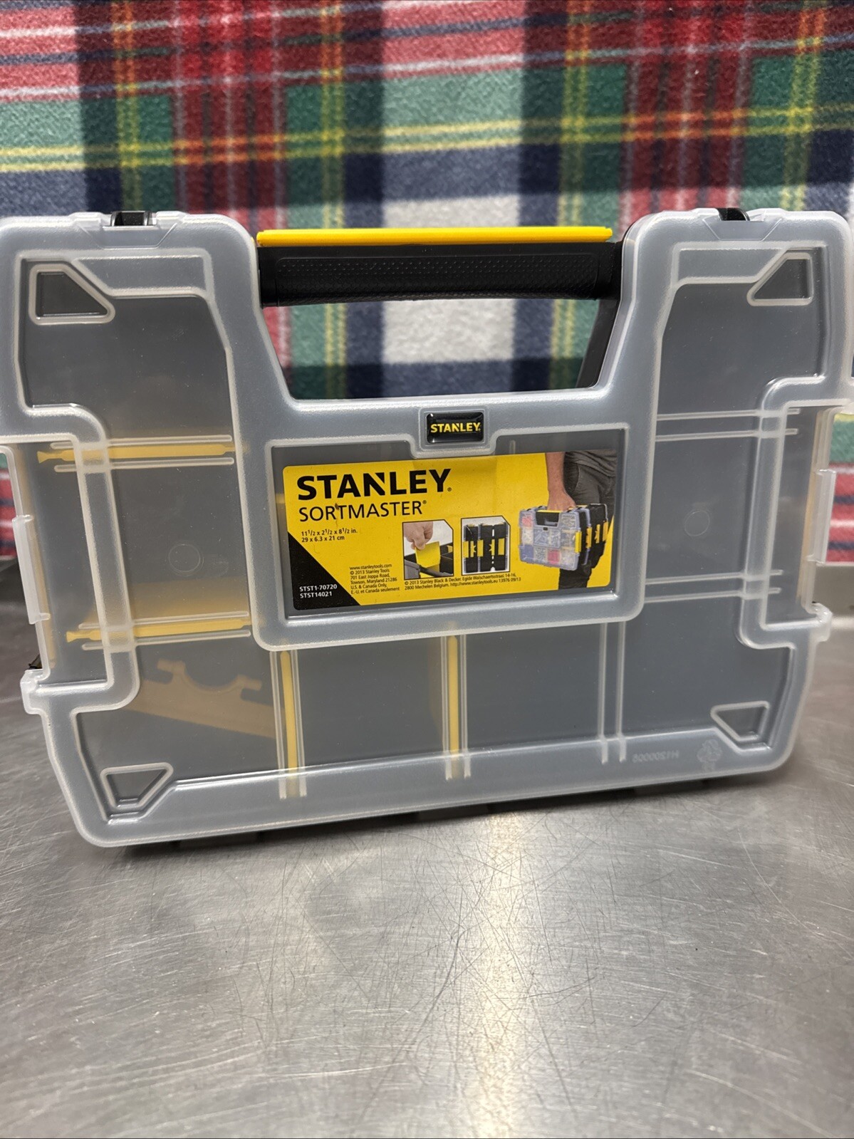 Stanley SortMaster 8.5in. W X 2.9in. H Storage Organizer Plastic 8 compartments
