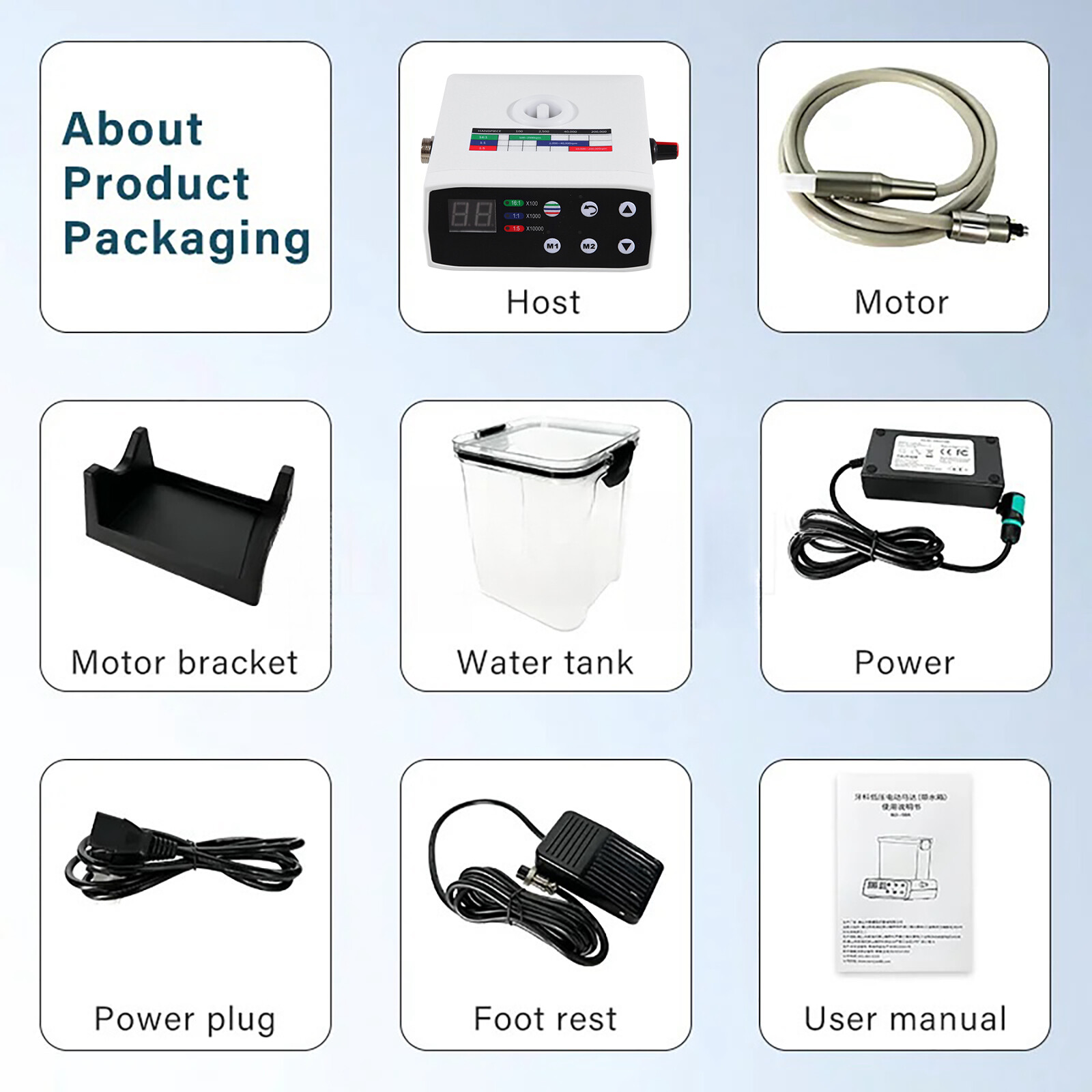 Dental Brushless LED Electric Motor Vector Control System for Lab Practice po