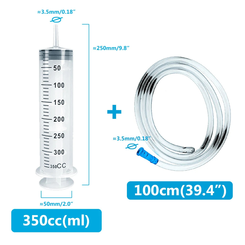 Multifunction 100Ml-550Ml Syringe Large Capacity with 100Cm Hose Pump Measuring