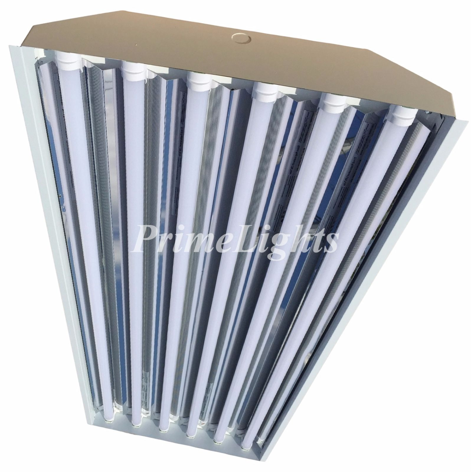 6 Bulb / Lamp T8 LED High Bay Warehouse, Shop, Commercial Light Fixture (QTY 12)