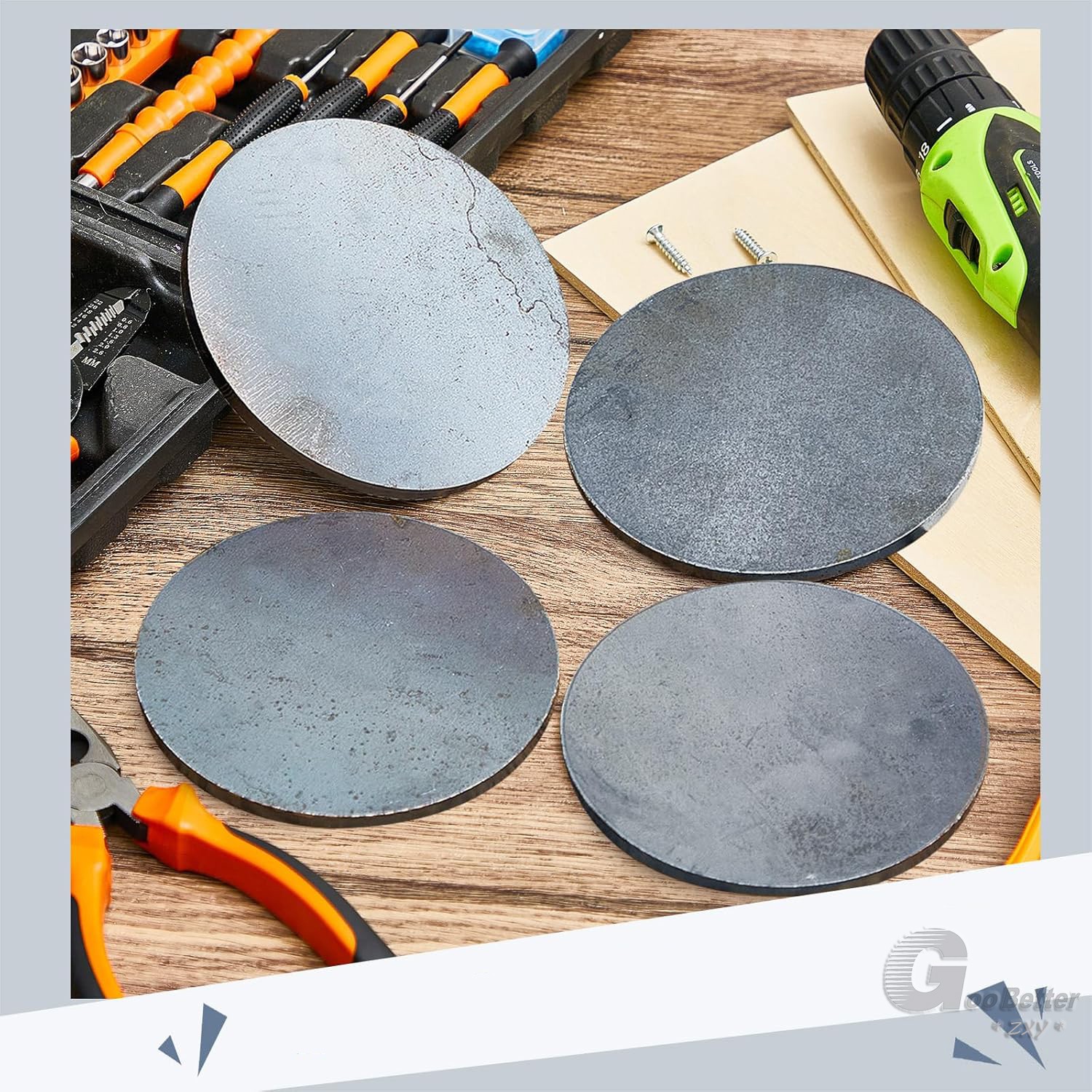 Mild Steel Discs Iron Flat Circle Ø 25mm – 350mm In Diameter 1.5mm – 10mm Thick