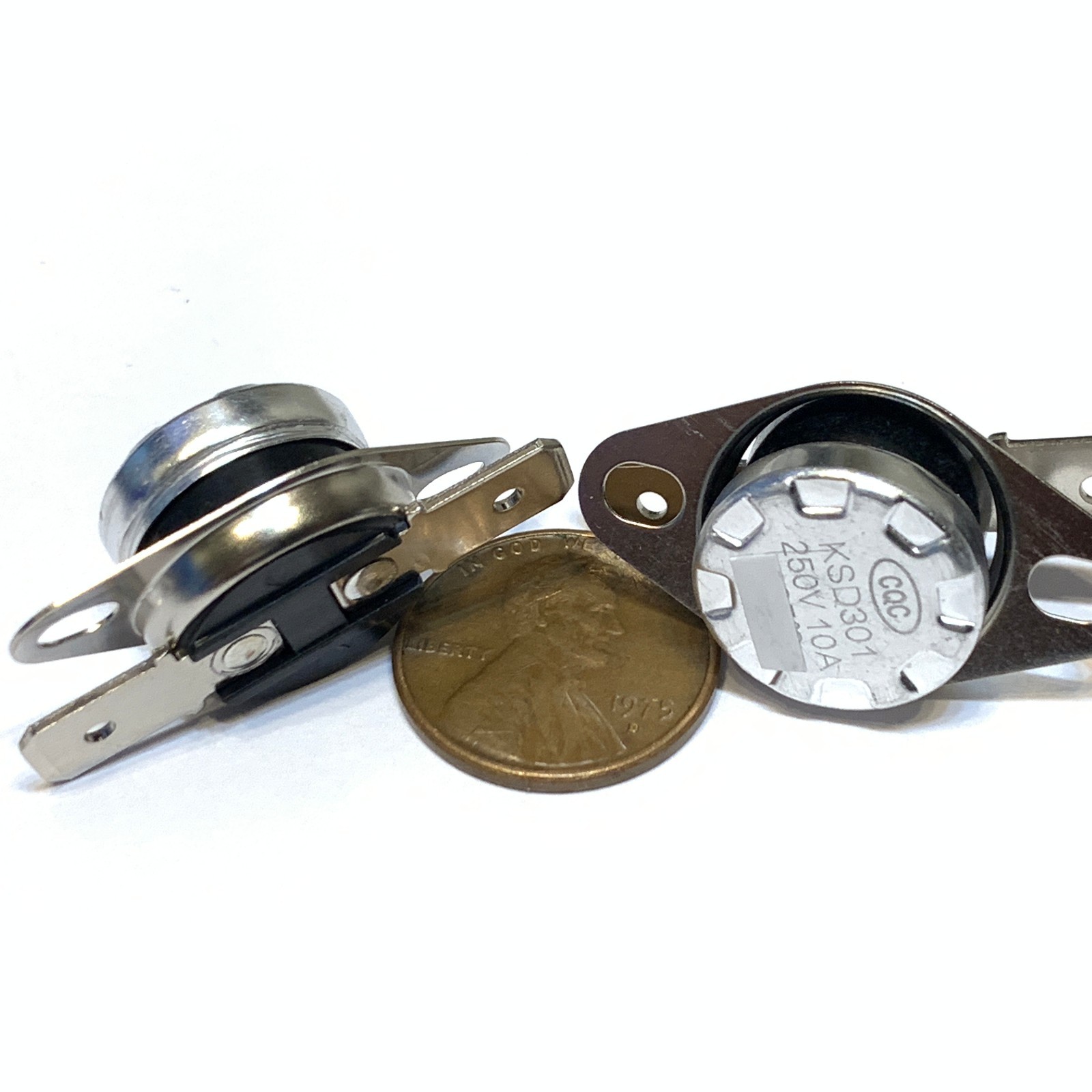 2 Pieces N/C 125ºC 257ºF normally closed Thermal Thermostat switch KSD301 C26