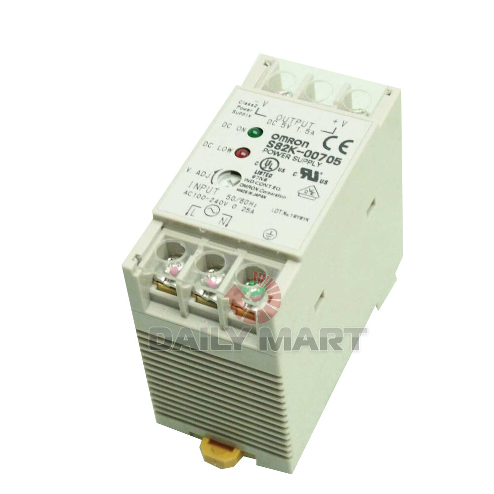 New In Box OMRON S82K-00705 S82K00705 Switching Power Supply 5V 1.5A