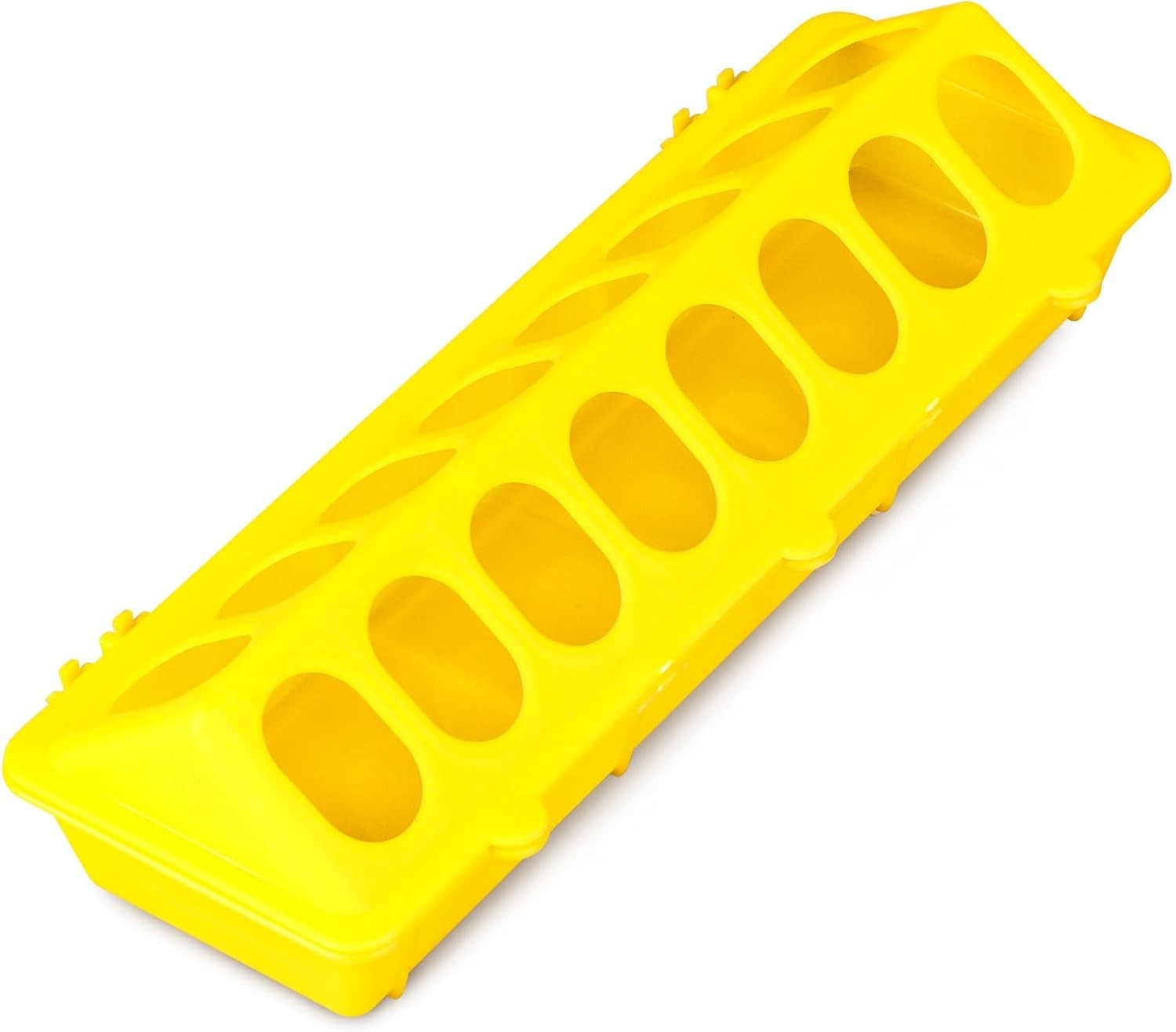 Flip Top Chick Feeder Trough Plastic Flip Top Bird Small Poultry Feeder Chicken