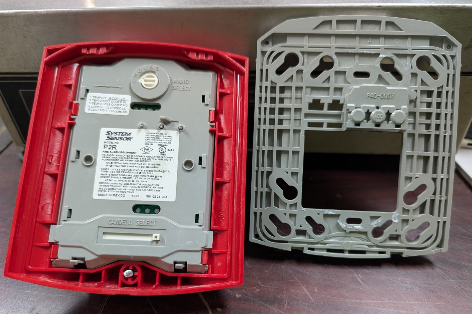🤪 SYSTEM SENSOR HORN STROBE RED WALL MOUNT P2R