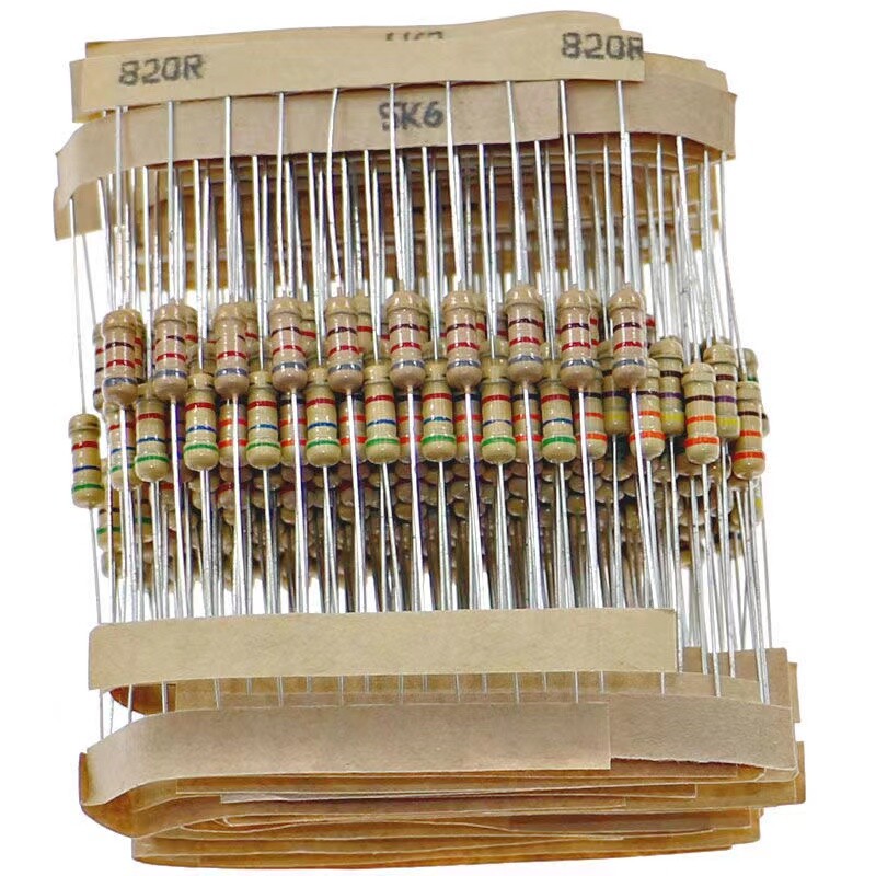 10pcs 1/4W 5% Carbon Film Resistors Choose From 100 Values 10pcs 0.25W US Ship