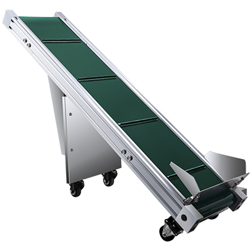 Electric Conveyor w/ 78.7″ x 7.8″ Rubber PVC Belt