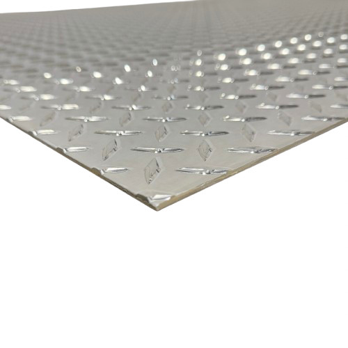 24″ x 48″ Diamond Plate Aluminum .125″ Thick (1/8 in) – Treadplate, 3003 Alloy