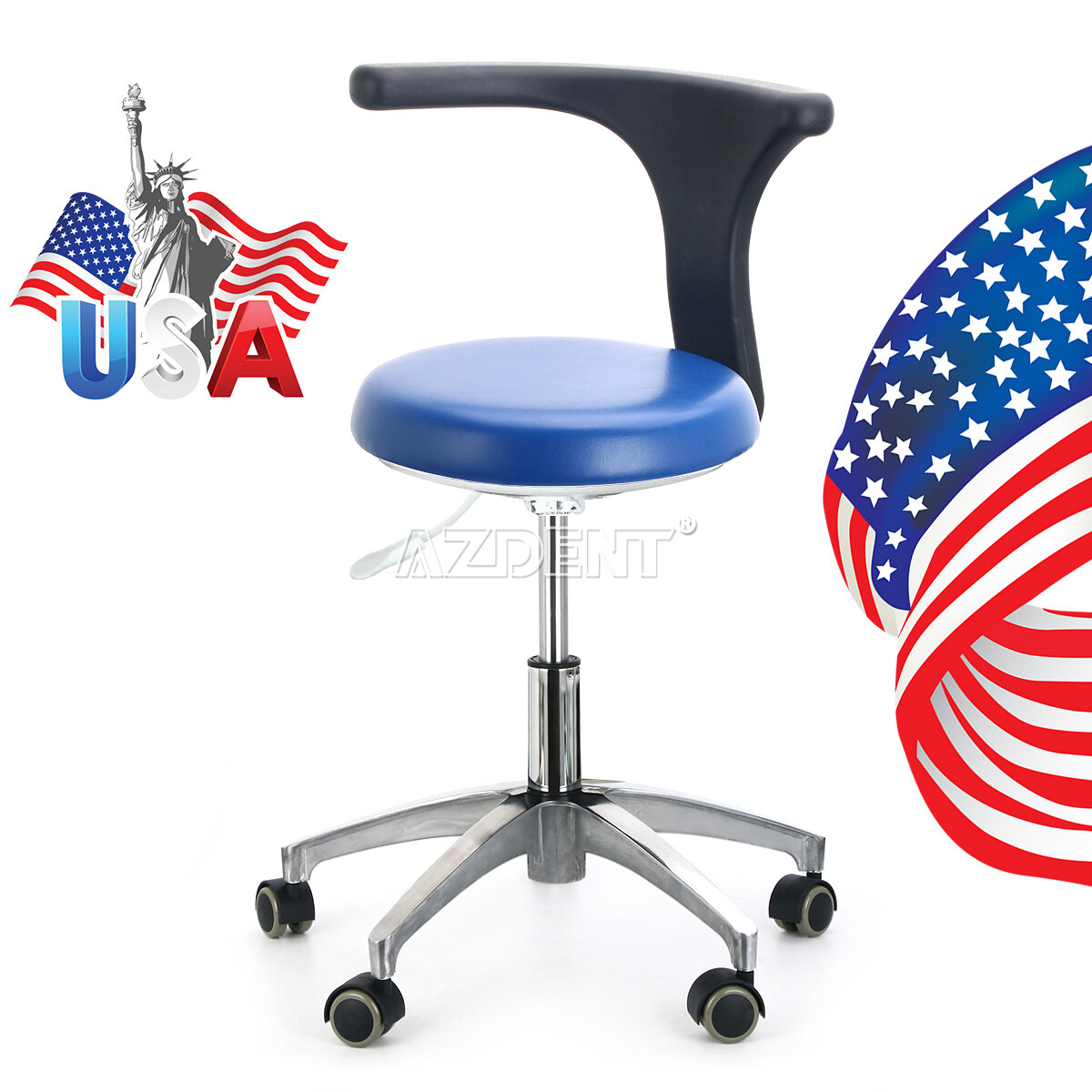 Portable Dental Chair silla dental portatil LED With Air Turbine + Dentist Stool