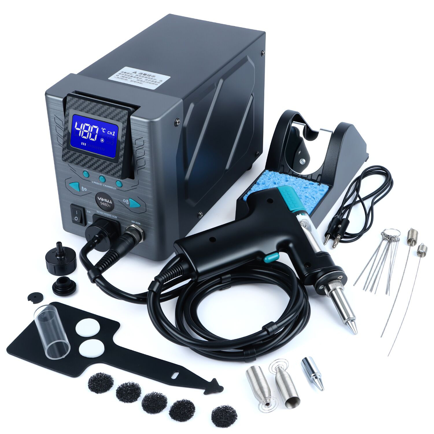 YIHUA 948D-I 110W Desoldering Station Digital Adjustable Temp for dual-layer PCB