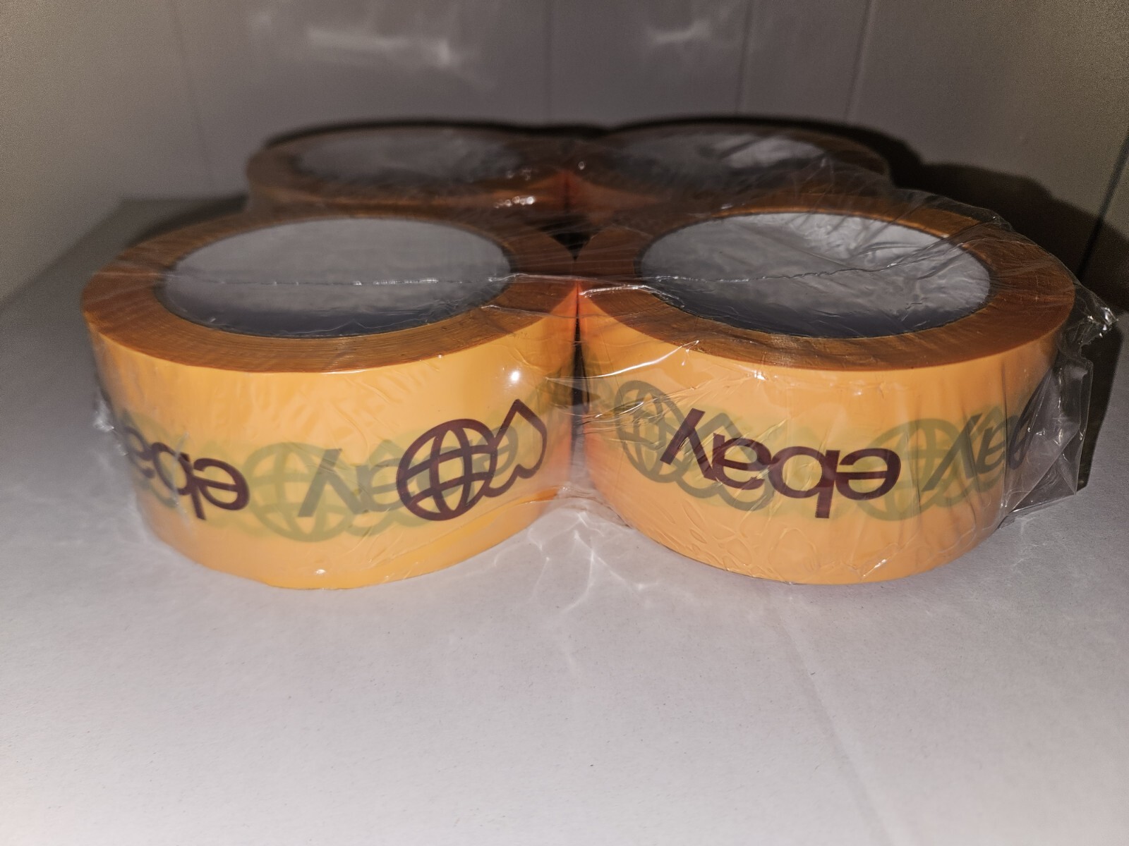 2″ x 75 yards Yellow – Official eBay Branded Heart Packaging Tape 4-Pack LE 2023