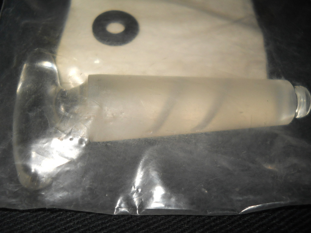 Kimble Kontes 2mm Bore Double Oblique Glass Stopcock Plug (14.5/50)
