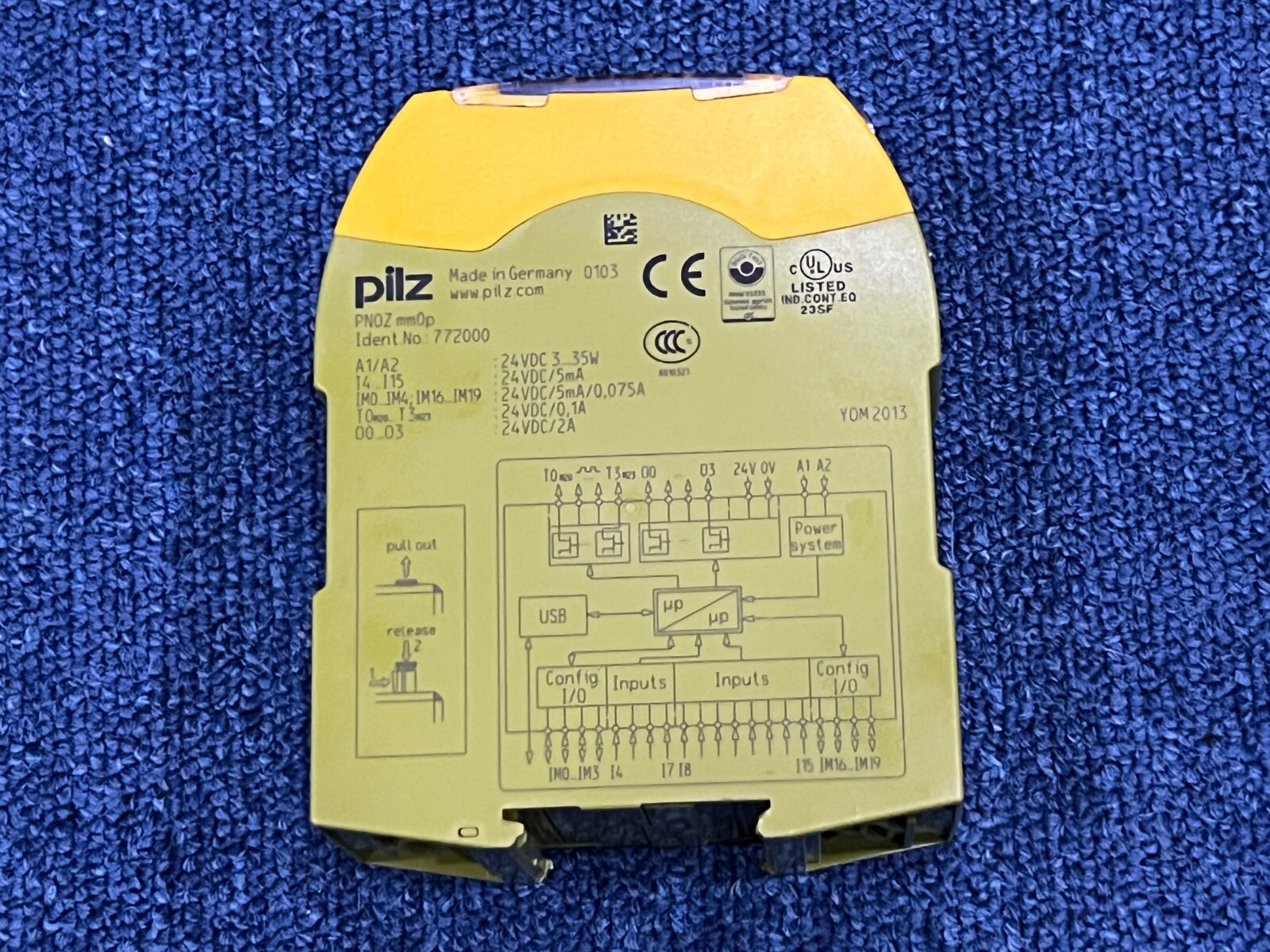 Pilz PNOZ mm0p 772000 TESTED Fast Shipping