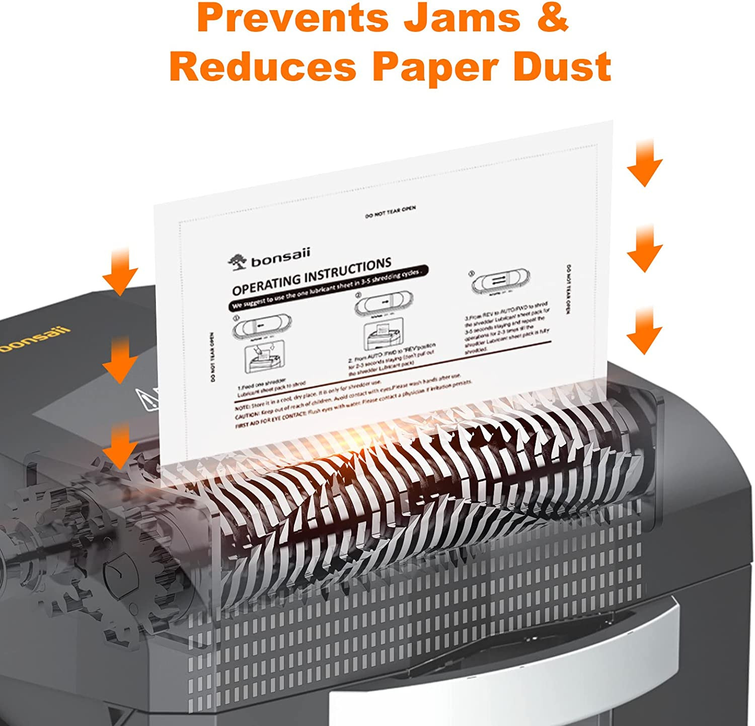 Paper Shredder Lubricant Sheets,12-Pack (8.4 x 5.9 inch/piece)