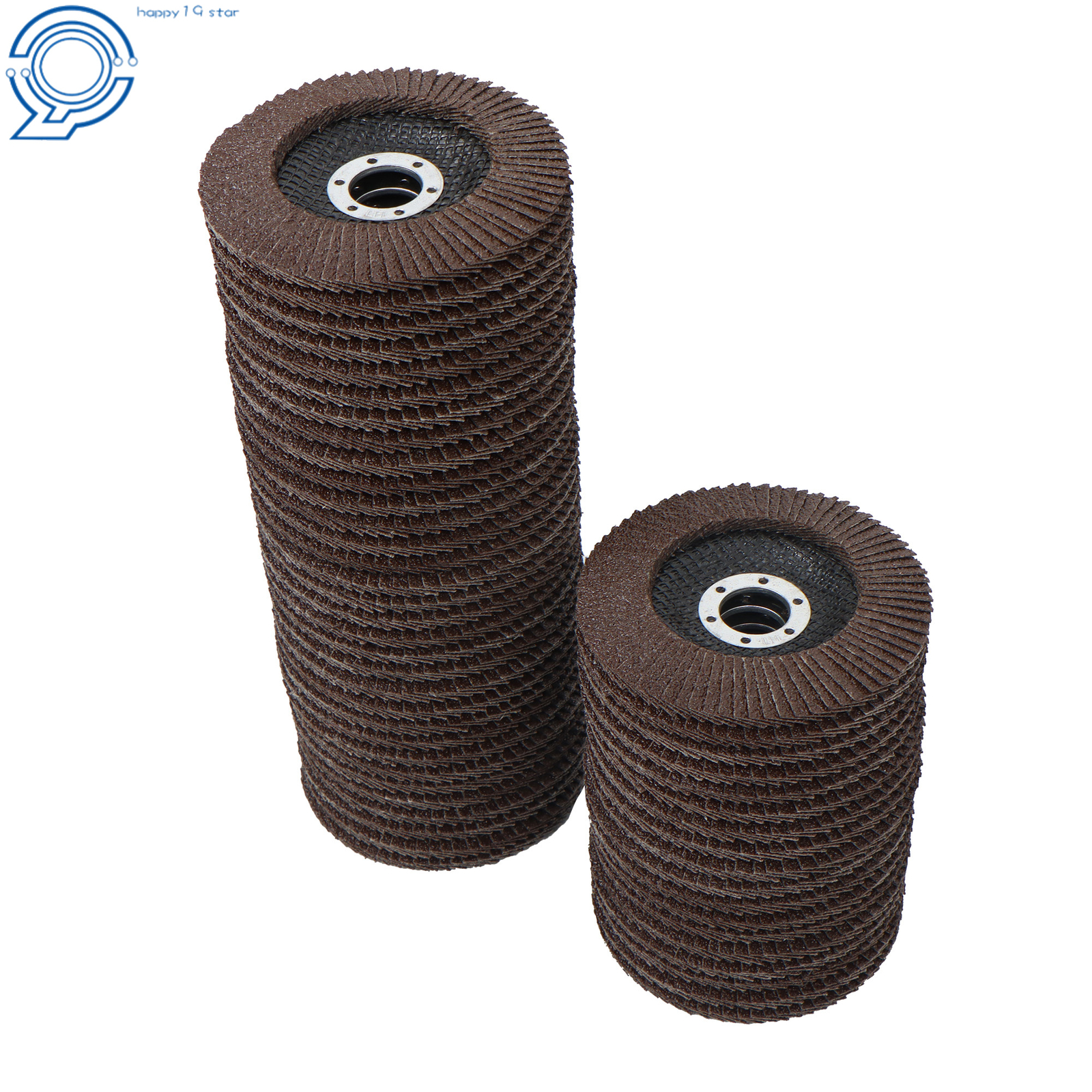 50 Pcs 4-1/2″ X 7/8″ Premium Zirconia Flap Disc Sanding Grinding 40 Grit Grey