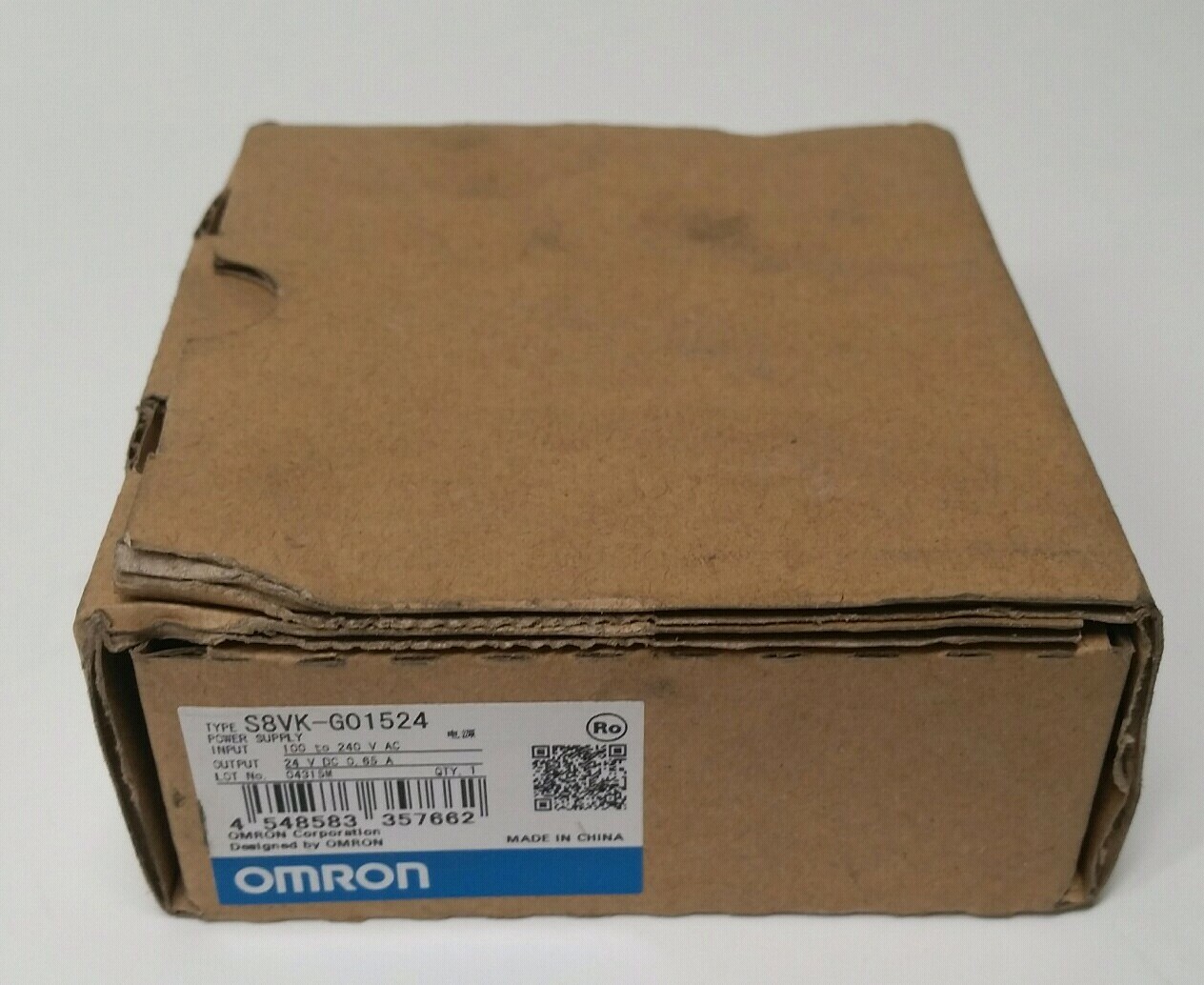 OMRON DC Power Supply S8VK-G01524 Switching Style, Grainger Part 21XP04