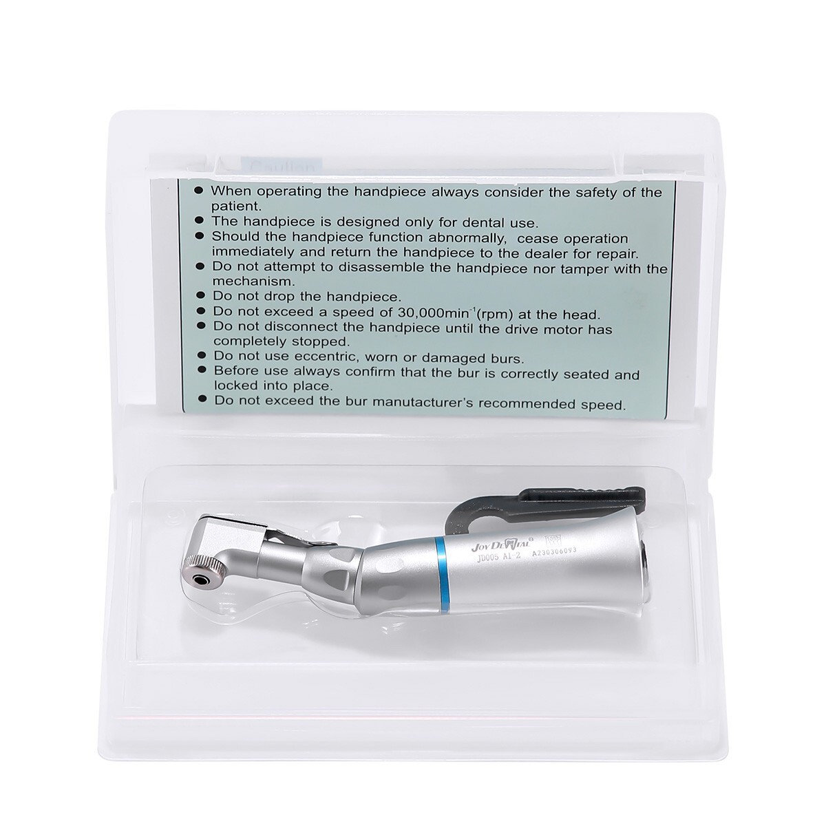 NSK Style Dental Slow Low Speed Handpiece Contra Angle /Polishing Discs Assorted