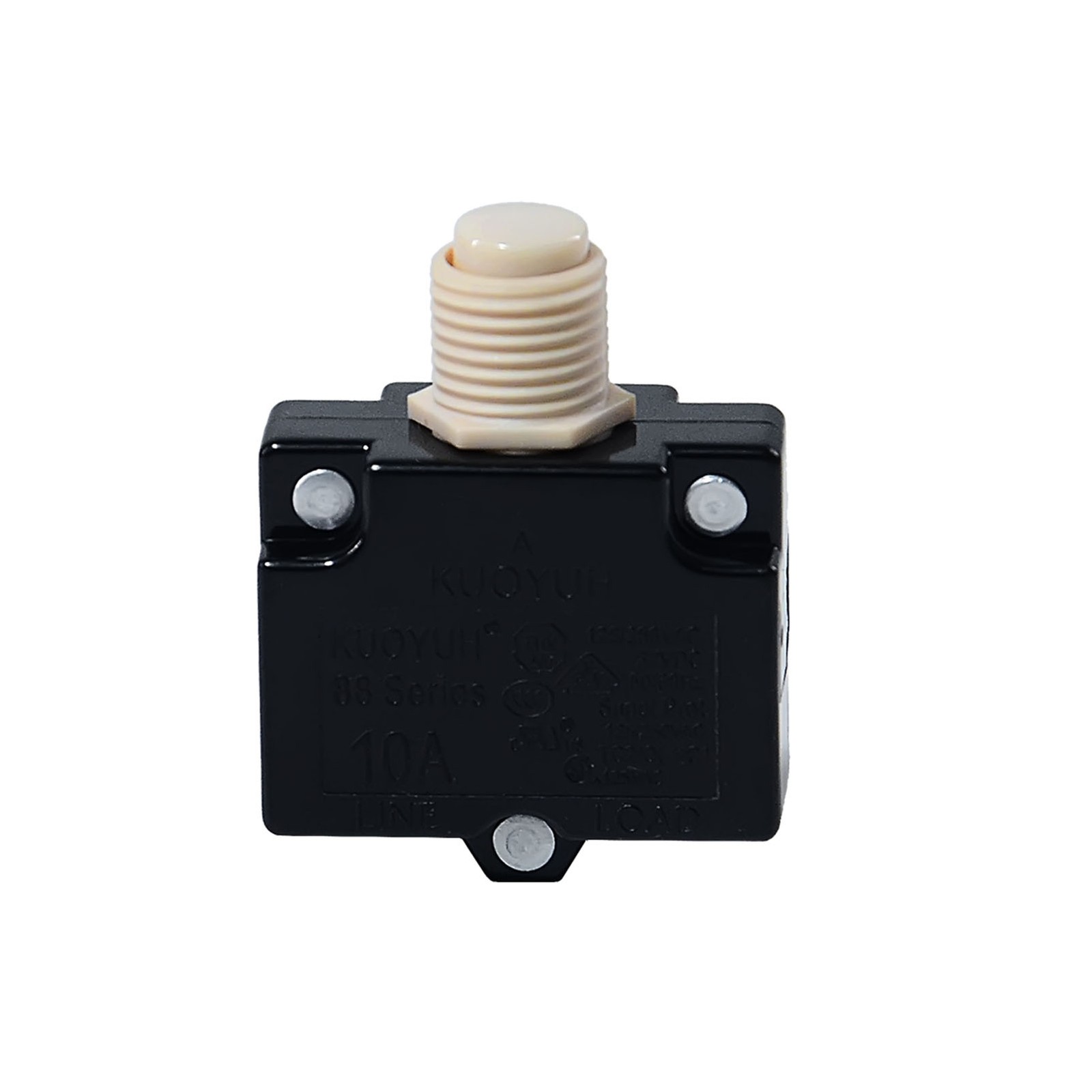 Universal 5 Amp Push Button Thermal Circuit Breaker 12-50V DC 125-250V Volt