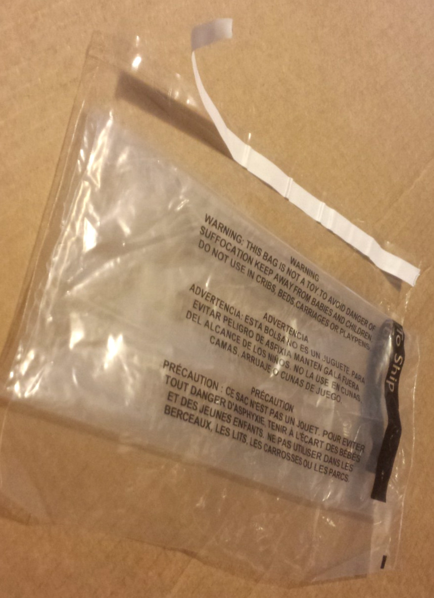 500/CS 24×30 Suffocation Warning Bags Clear, Permanent Seal with “Ready To Ship”