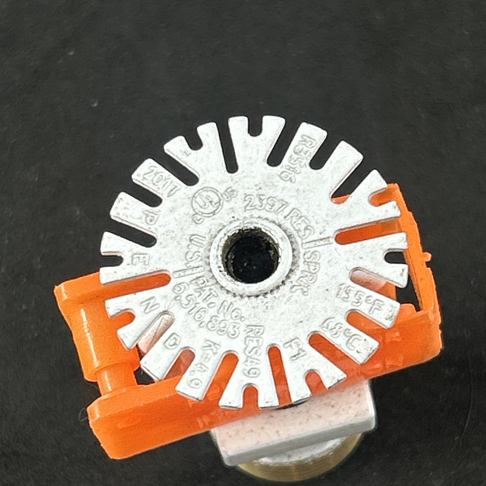 Fire Sprinkler Head, RASCO/Reliable Model F1RES49, R3516, 4.9K, 1/2″,155