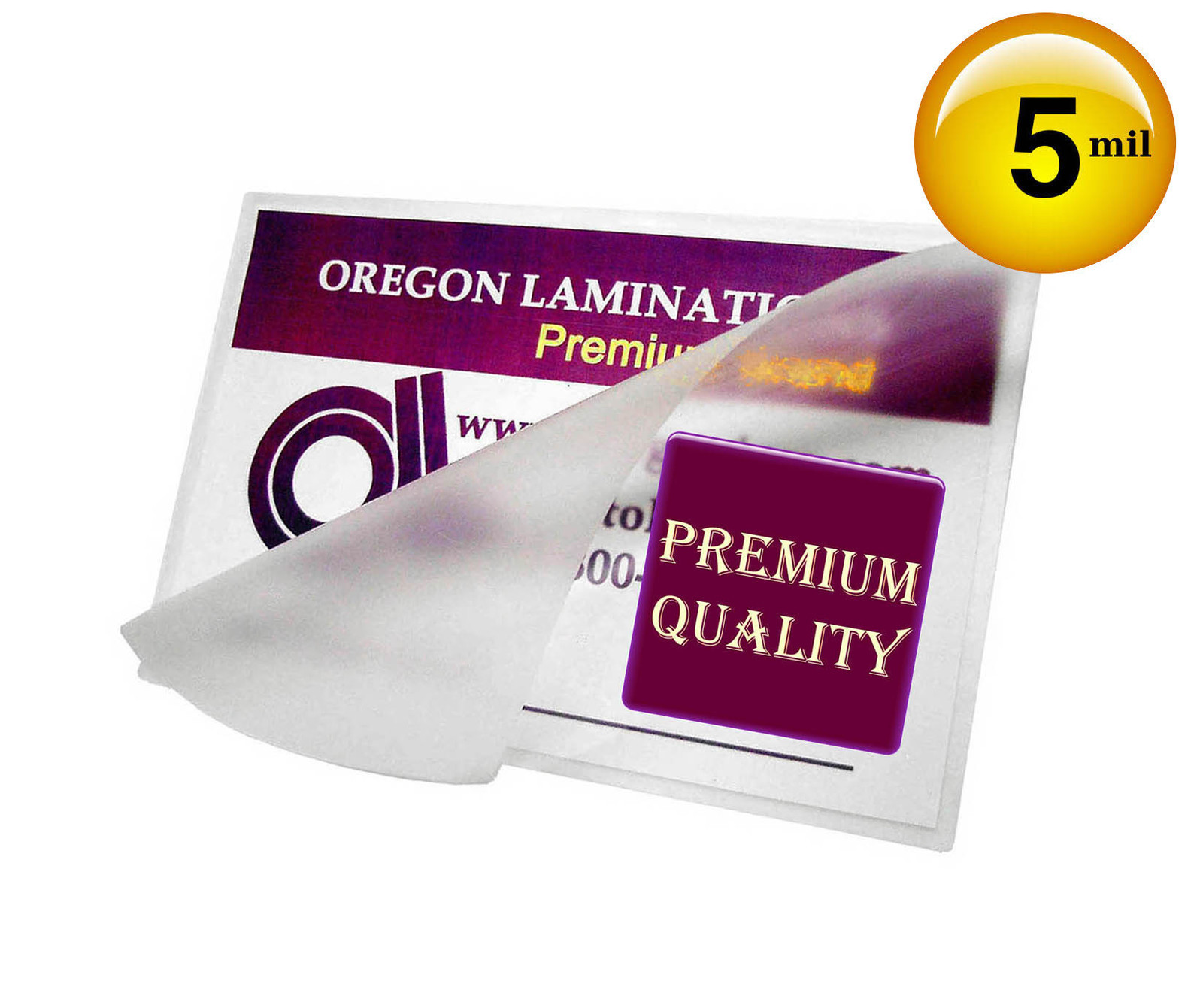 200/pack Small Menu size 5 Mil Hot Laminating Pouches 11-1/2 x 17-1/2 Clear