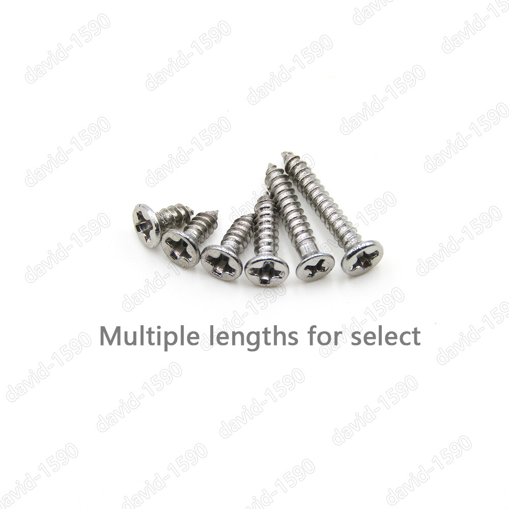 304SS Phillips Countersunk Flat Head Small Self Tapping Screws M1 M1.2 M1.4 M1.7