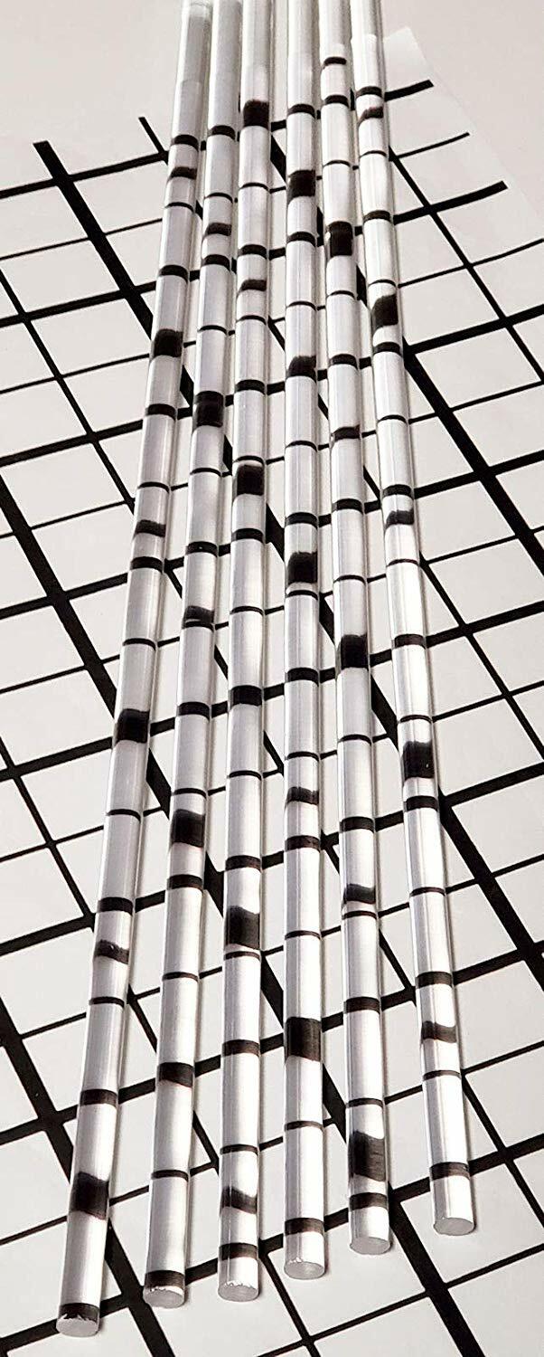 6 Pcs 1/4” DIAMETER 12” LONG CLEAR ACRYLIC PLEXIGLASS LUCITE PLASTIC ROD .25″