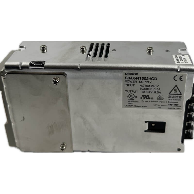 Omron S8JX-N15024CD AC100-240V 50/60HZ 3.5A DC24V 6.5A Power Supply