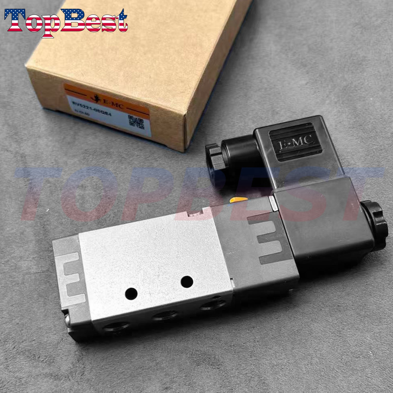 1PCS New DC24V Solenoid Valve for EMC RV5221-06Q 3w 0.15-0.8MPa
