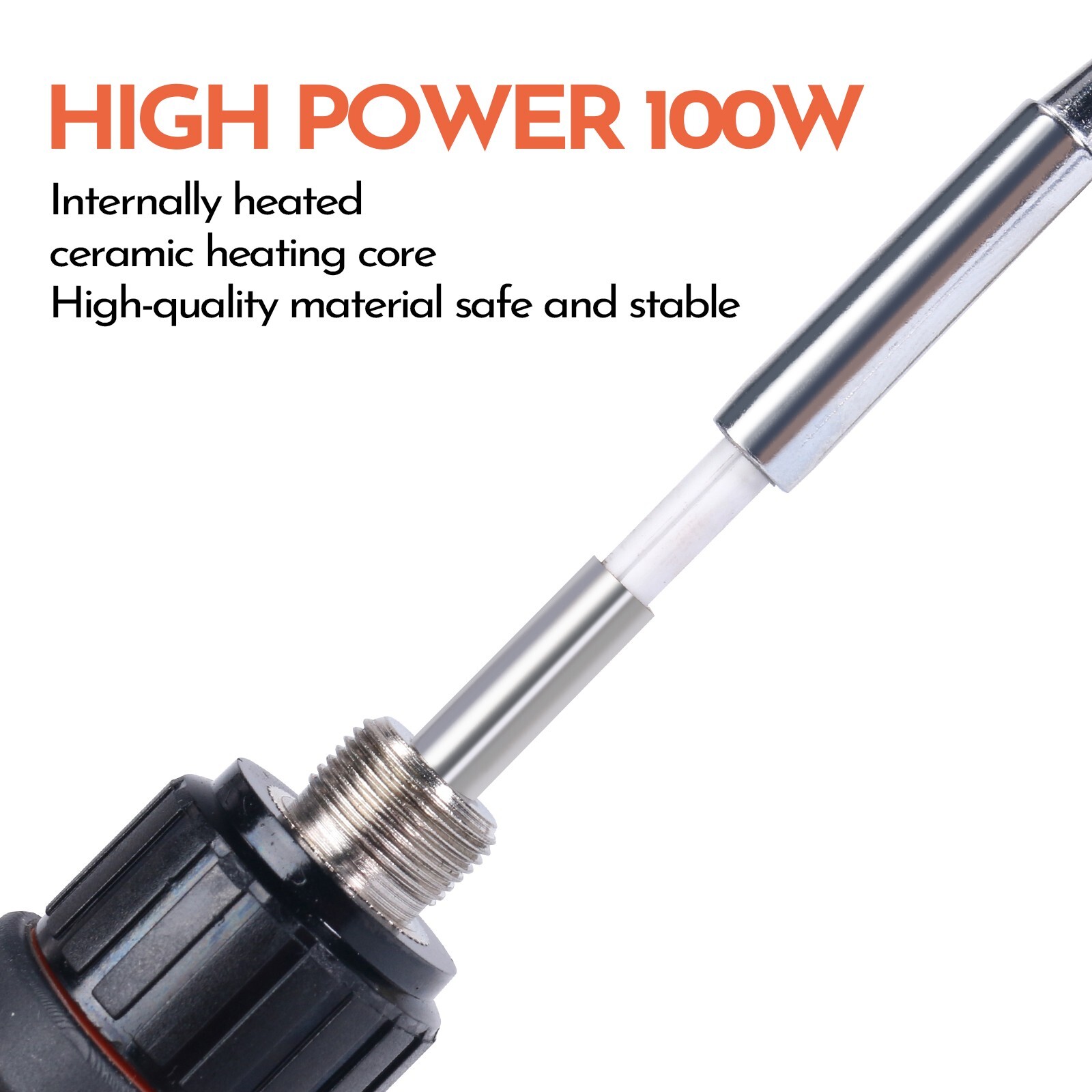 Silverflo 928D-I 100 W Electric Soldering Iron Kit Welding Desoldering Tool Set