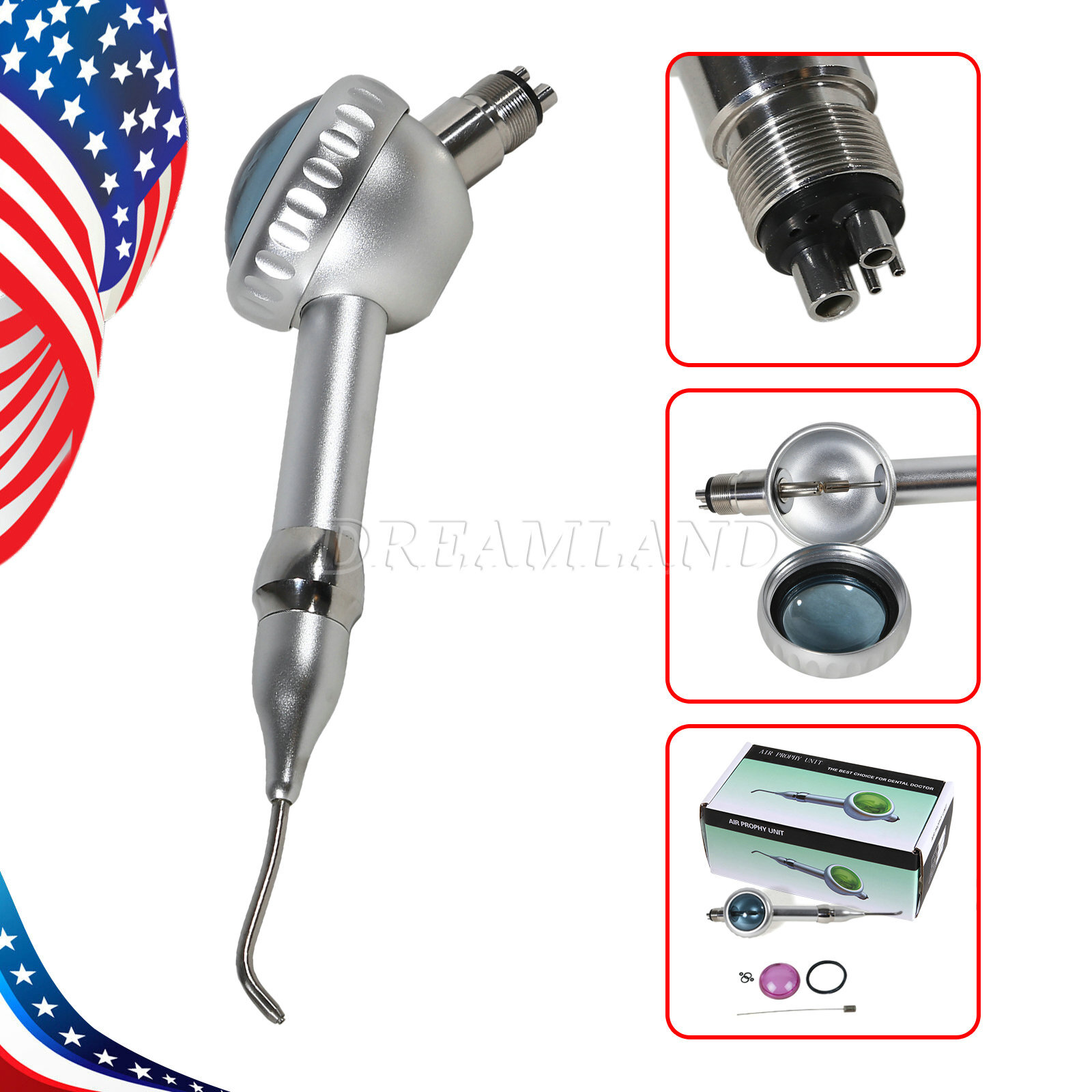 Dental Materials Air Prophy Sandblaster Use Sand Gun Air Polisher Odontologia 4H
