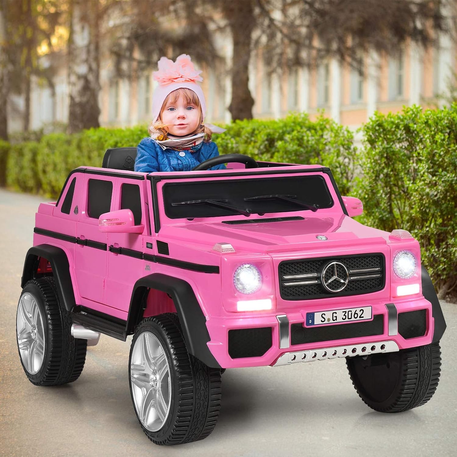 Costzon Ride on Car, Licensed Mercedes-Benz Maybach, 12V Battery Powered Vehicle