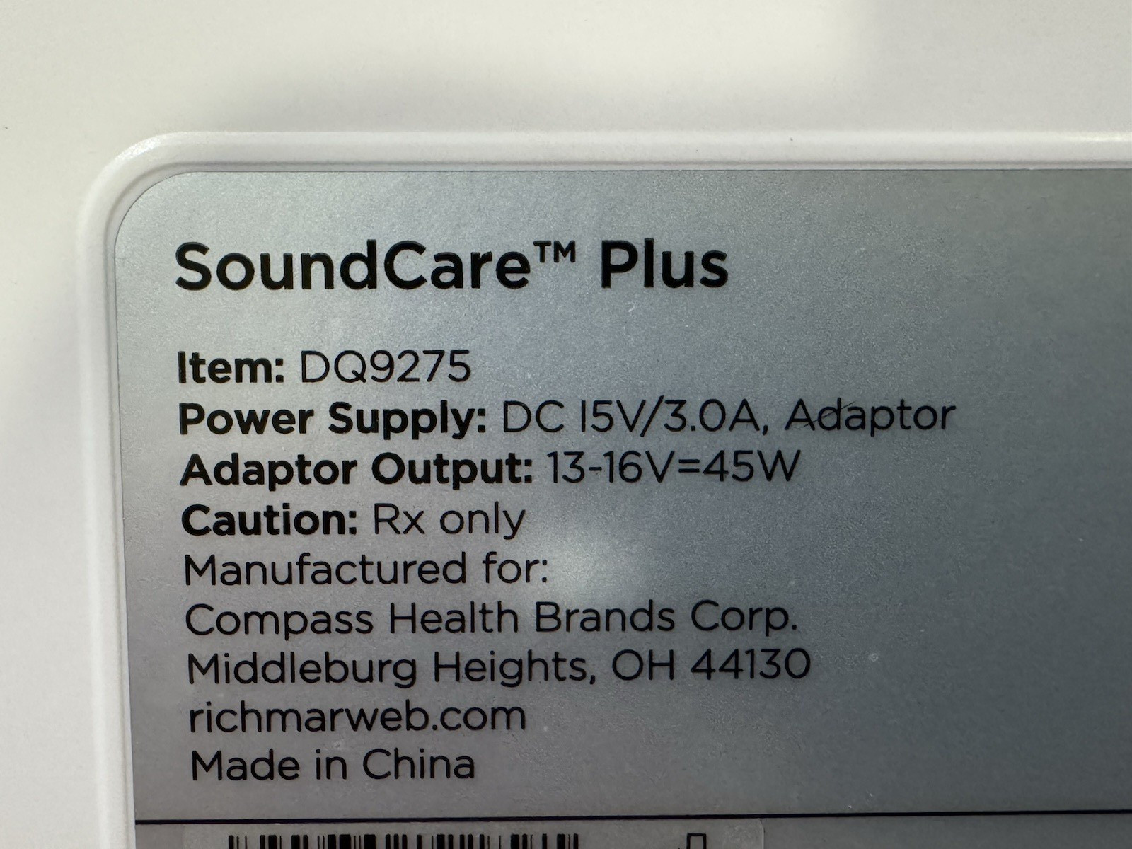 Richmar SoundCare Plus Ultrasound Therapy Unit w/2 Applicators PT