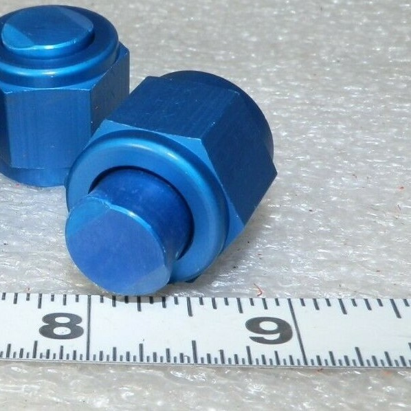 LOT 5pieces New AN Fitting AN929-8 Aluminum Caps AN929-8D