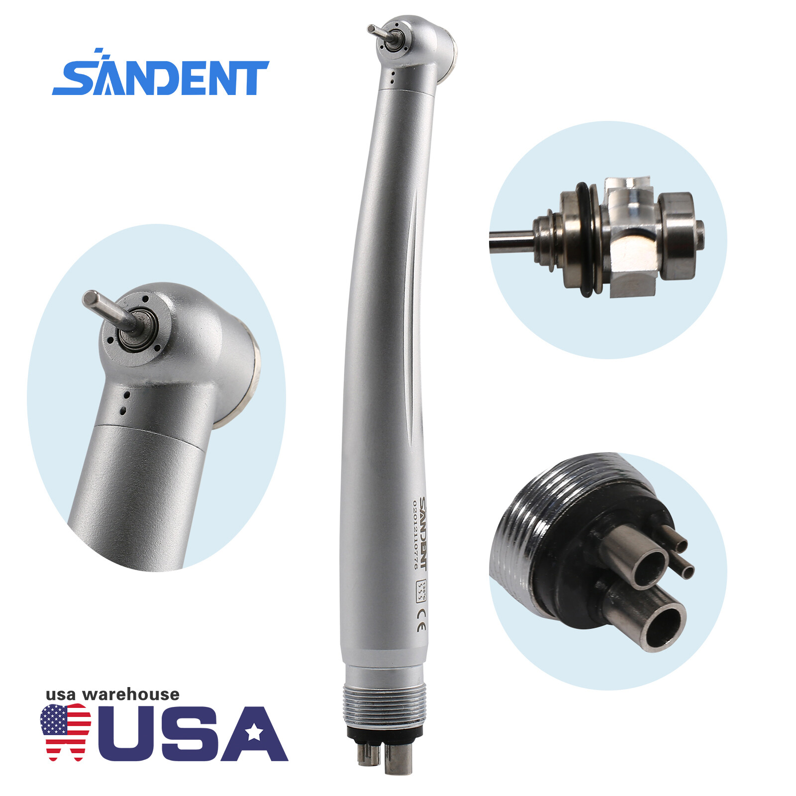 NSK PANA MAX Style Dental High Fast Speed handpice Push Button 4 Hole Clean head