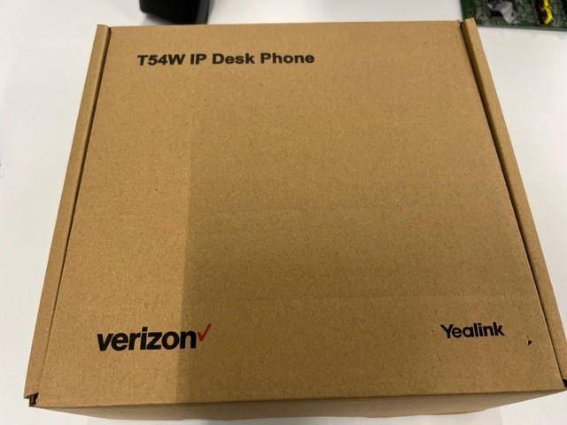 Verizon – Yealink T54W Wi-Fi IP Phone with 4.3″ Display – Black NEW