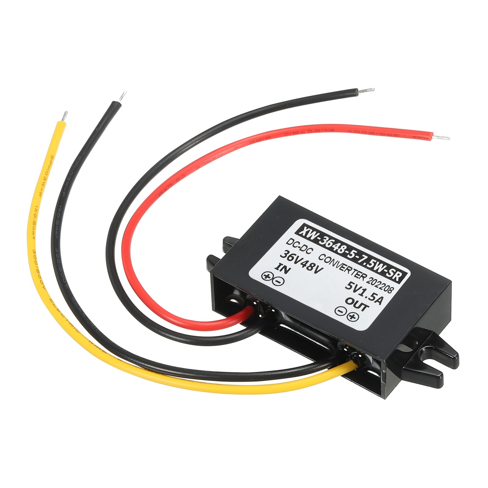 DC 36V 48V to DC5V 1.5A 7.5W Power Converter Regulator Plastic for LED System