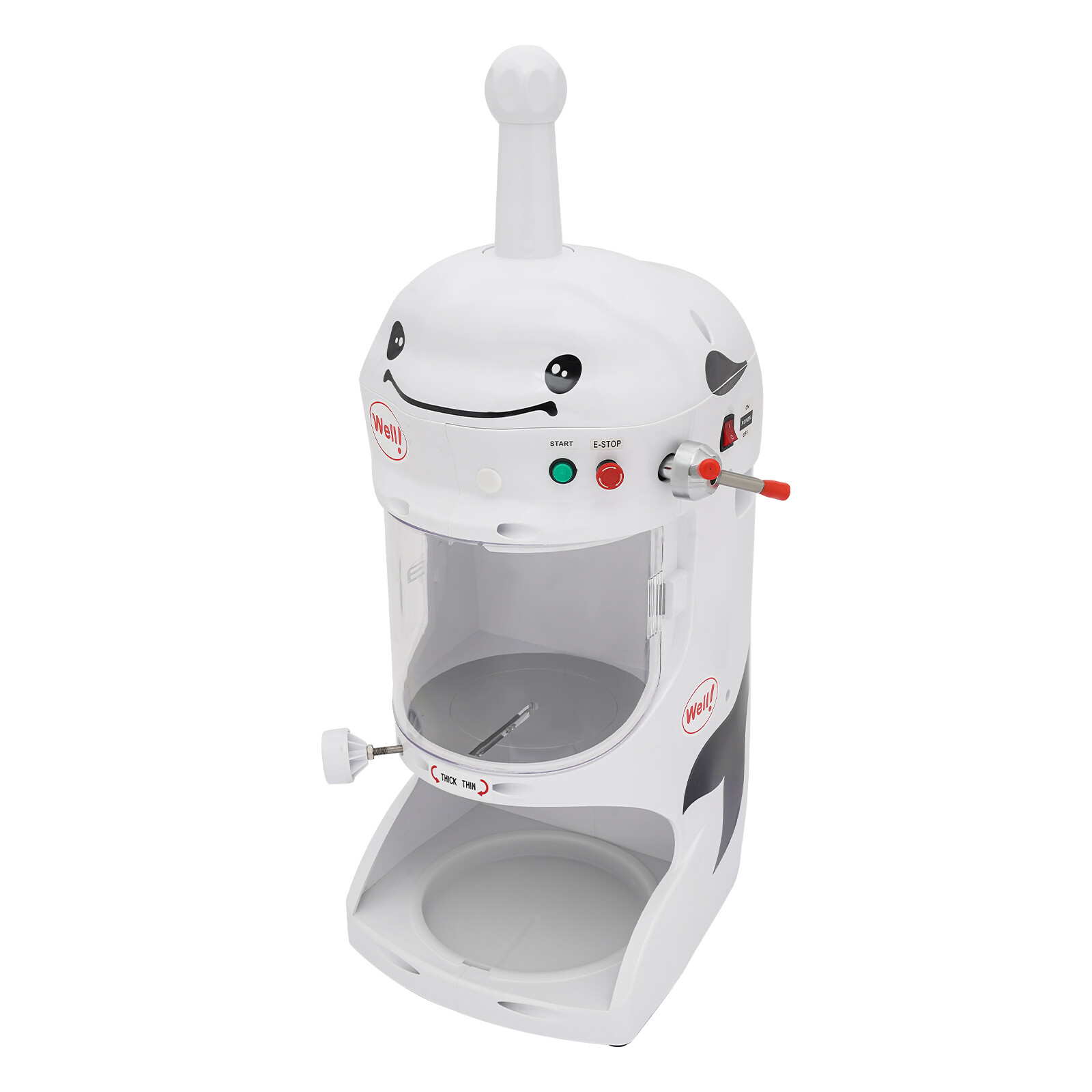 Ice Cub Shaved Ice Machine Commercial Ice Shaver Snow Cone Maker Premium 350W