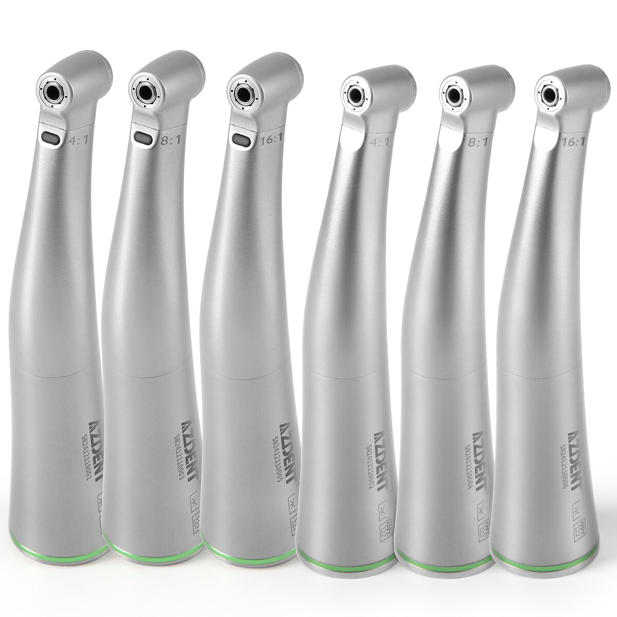 Dental LED Fiber Optic Contra Angle Surgical Handpiece 1:4.2 1:5 1:1 Increasing