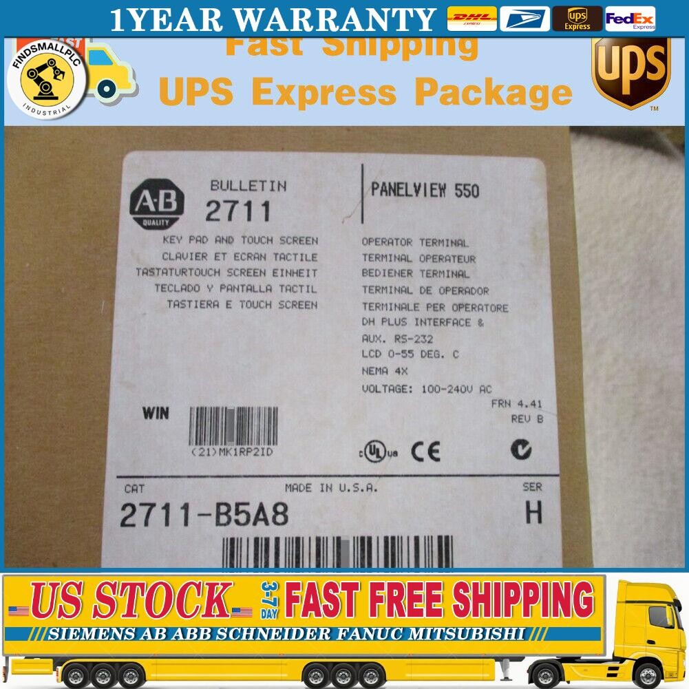2711-B5A8 AB PanelView Standard Terminal Fast Shipping 2711B5A8 New GQ