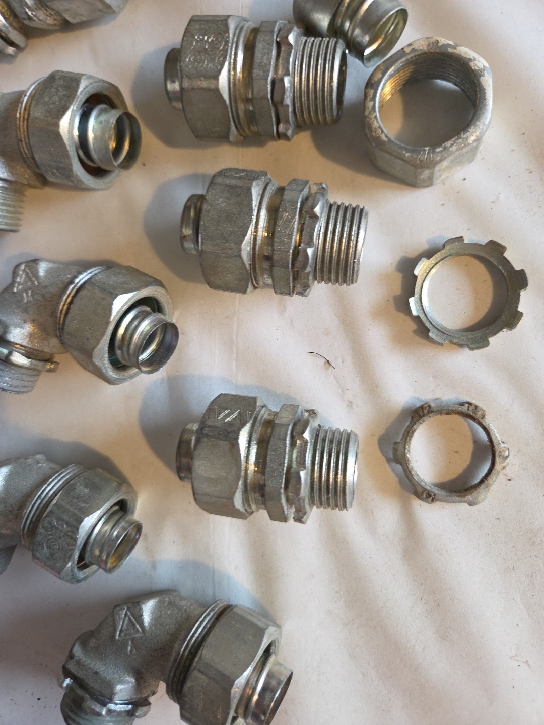 Flexible Conduit Connectors Lot