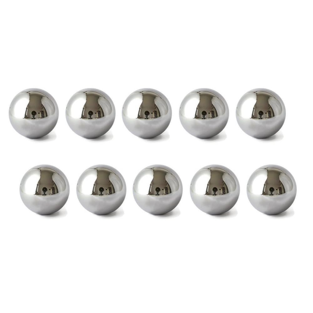 (10Pcs, 3/4″) High-Precision Steel Ball 304 Stainless Steel Bearing Ball G100