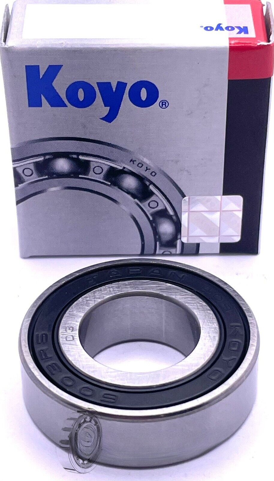 NEW KOYO 6003 2RS C3 BALL BEARING, RUBBER SEALED 17x35x10 mm JAPAN
