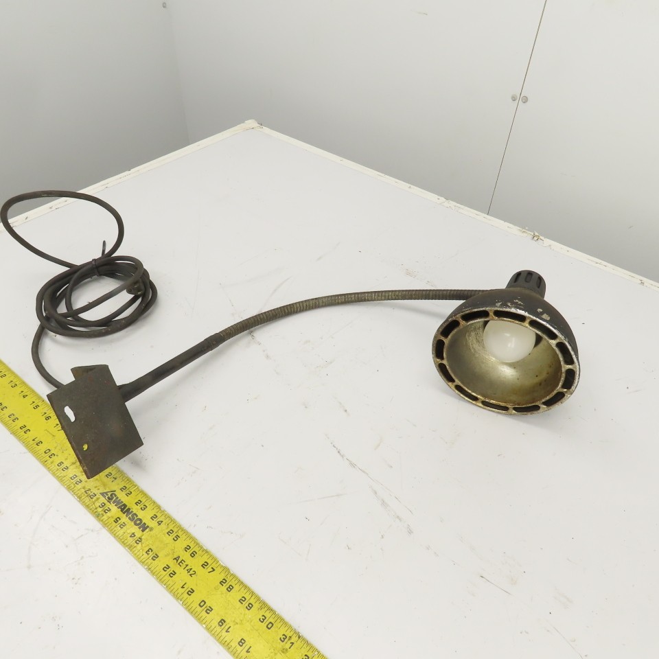 Direct Mount Task Machine Gooseneck Light Flexible 24″ 115V Single Phase