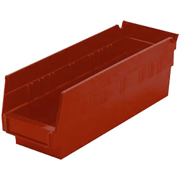 Akro-Mils 30138RED Shelf Bin – 6-5/8 In x 17-7/8 In x 4 In – 30138-RED